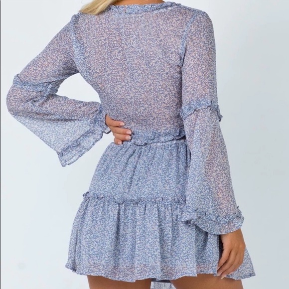 Princess Polly Caylan Set in Blue Size 4 - Picture 3 of 10